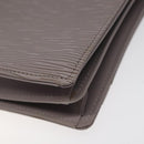 LOUIS VUITTON Epi Biarritz Shoulder Bag Gray pepper M5293C LV Auth ep8212-15