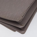 LOUIS VUITTON Epi Biarritz Shoulder Bag Gray pepper M5293C LV Auth ep8212-16