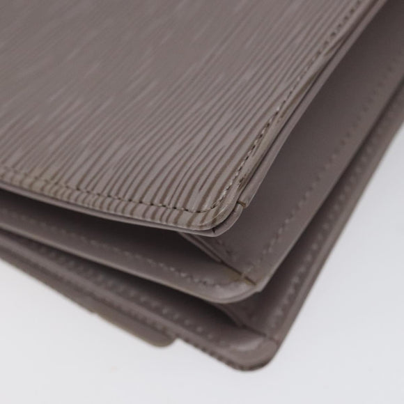 LOUIS VUITTON Epi Biarritz Shoulder Bag Gray pepper M5293C LV Auth ep8212