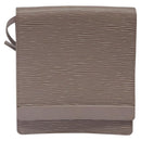 LOUIS VUITTON Epi Biarritz Shoulder Bag Gray pepper M5293C LV Auth ep8212-13