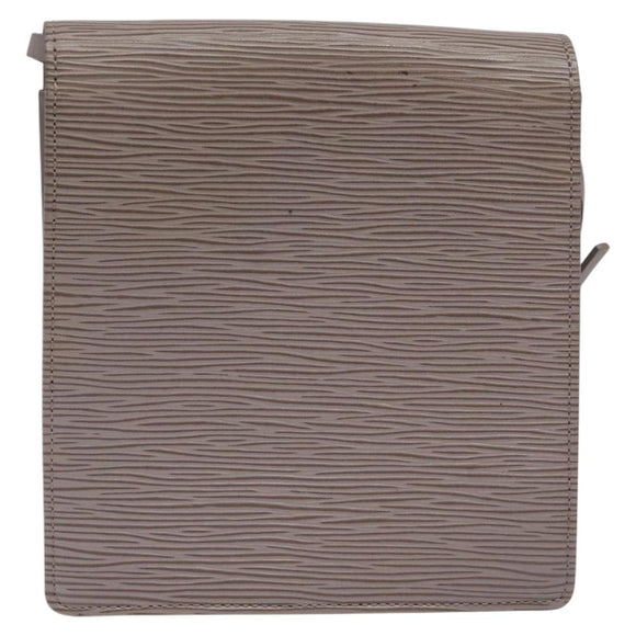 LOUIS VUITTON Epi Biarritz Shoulder Bag Gray pepper M5293C LV Auth ep8212