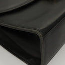 Burberrys Hand Bag Leather 2way Black Auth ep8214-9