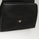Burberrys Hand Bag Leather 2way Black Auth ep8214-11