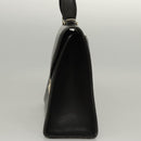 Burberrys Hand Bag Leather 2way Black Auth ep8214-3