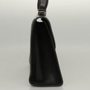 Burberrys Hand Bag Leather 2way Black Auth ep8214-4