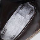 FENDI Zucchino Canvas Shoulder Bag Enamel Beige Gold Auth ep8215-16