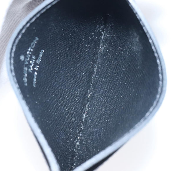 LOUIS VUITTON Epi Porte Cartes Simple Card Case Black M63512 LV Auth ep8221V