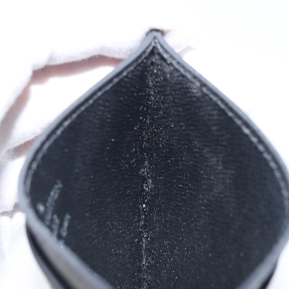 LOUIS VUITTON Epi Porte Cartes Simple Card Case Black M63512 LV Auth ep8221V