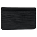 LOUIS VUITTON Epi Porte Cartes Simple Card Case Black M63512 LV Auth ep8221V-13
