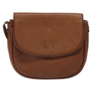 Burberrys Shoulder Bag Leather Brown Auth ep8223-13