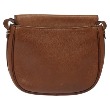 Burberrys Shoulder Bag Leather Brown Auth ep8223 - 0