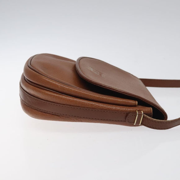 Burberrys Shoulder Bag Leather Brown Auth ep8223