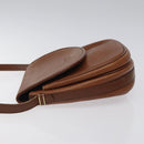 Burberrys Shoulder Bag Leather Brown Auth ep8223-4