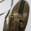 FENDI Zucchino Canvas Shoulder Bag Brown Auth ep8229-10