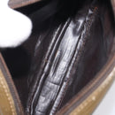 FENDI Zucchino Canvas Shoulder Bag Brown Auth ep8229-12