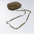 FENDI Zucchino Canvas Shoulder Bag Brown Auth ep8229-7