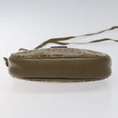 FENDI Zucchino Canvas Shoulder Bag Brown Auth ep8229-5