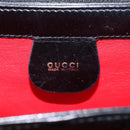 GUCCI Hand Bag Leather Black Gold 000 2048 0175 Auth ep8231-18