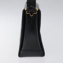 GUCCI Hand Bag Leather Black Gold 000 2048 0175 Auth ep8231-4