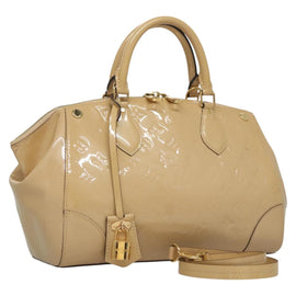 LOUIS VUITTON Monogram Vernis Santa Monica Hand Bag Dunne M50421 LV Auth ep8238A