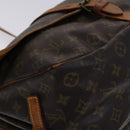 LOUIS VUITTON Monogram Saumur 35 Shoulder Bag M42254 LV Auth ep8253-15