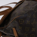LOUIS VUITTON Monogram Saumur 35 Shoulder Bag M42254 LV Auth ep8253-17