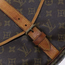 LOUIS VUITTON Monogram Saumur 35 Shoulder Bag M42254 LV Auth ep8253-20