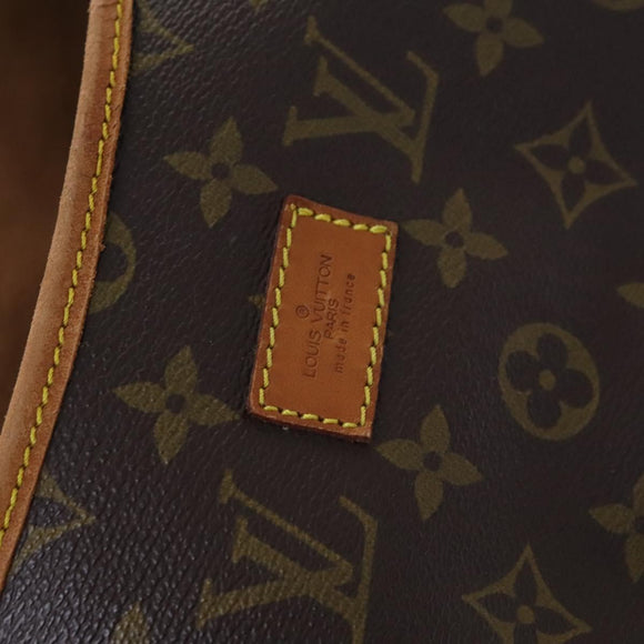 LOUIS VUITTON Monogram Saumur 35 Shoulder Bag M42254 LV Auth ep8253