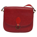 LOUIS VUITTON Epi Saint Cloud GM Shoulder Bag Red M52197 LV Auth ep8256-13
