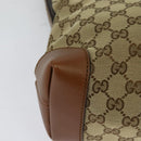 GUCCI GG Canvas Web Sherry Line Shoulder Bag Beige Red Green 337598 Auth ep8262-12