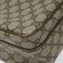 GUCCI GG Supreme Shoulder Bag PVC Beige Auth ep8266-9