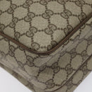 GUCCI GG Supreme Shoulder Bag PVC Beige Auth ep8266-16