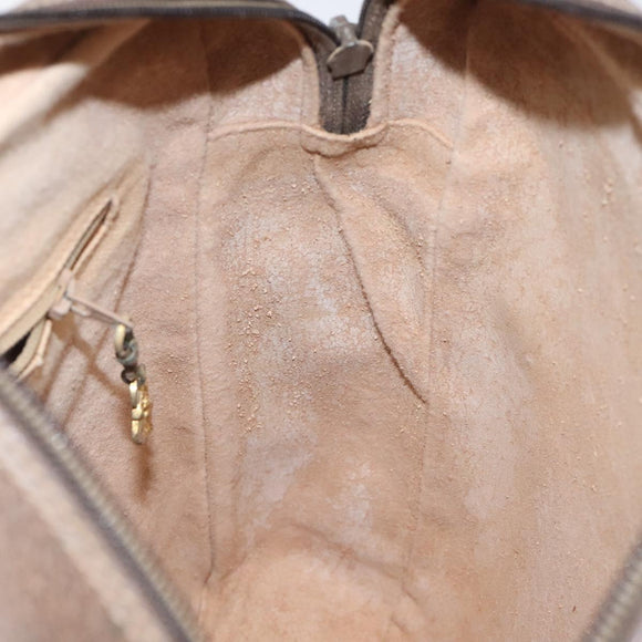 GUCCI GG Supreme Shoulder Bag PVC Beige Auth ep8266