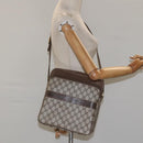 GUCCI GG Supreme Shoulder Bag PVC Beige Auth ep8266-22