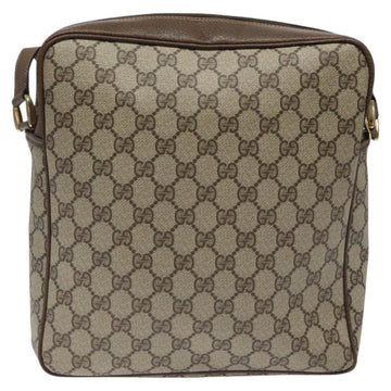 GUCCI GG Supreme Shoulder Bag PVC Beige Auth ep8266 - 0