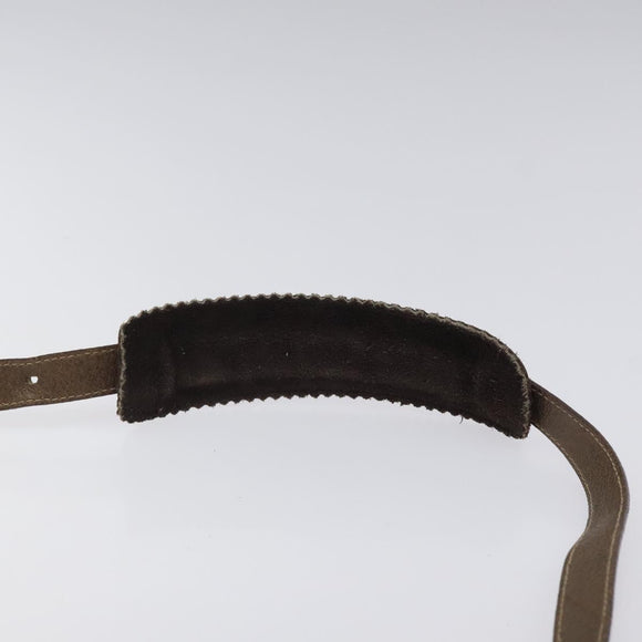 GUCCI GG Supreme Shoulder Bag PVC Beige Auth ep8266