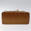 LOUIS VUITTON Monogram Vernis Reade MM Hand Bag Bronze M91143 LV Auth ep8272-5