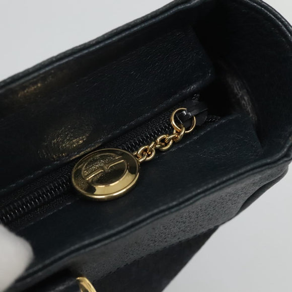 GUCCI Tote Bag Canvas Navy Gold 001 865 1525 Auth ep8277