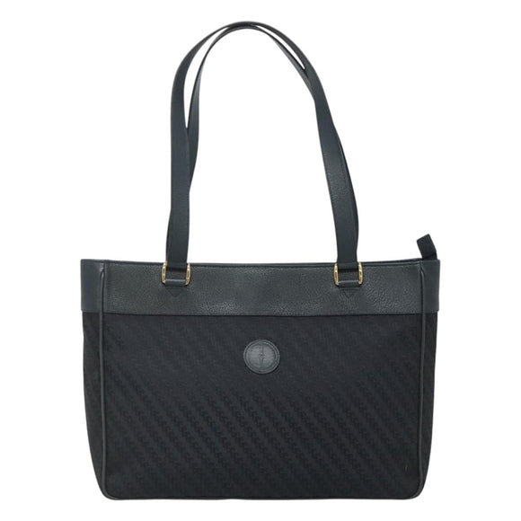 GUCCI Tote Bag Canvas Navy Gold 001 865 1525 Auth ep8277