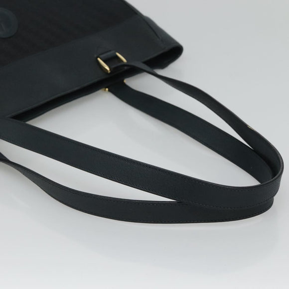 GUCCI Tote Bag Canvas Navy Gold 001 865 1525 Auth ep8277