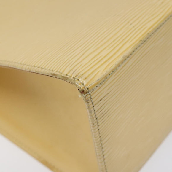 LOUIS VUITTON Epi Croisette PM Tote Bag Vanilla M5249A LV Auth ep8301