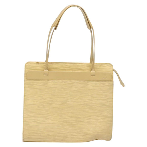 LOUIS VUITTON Epi Croisette PM Tote Bag Vanilla M5249A LV Auth ep8301
