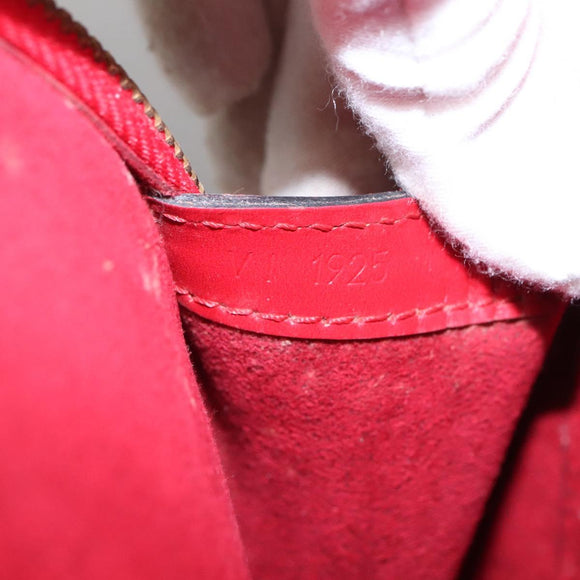 LOUIS VUITTON Epi Lussac Shoulder Bag Red M52287 LV Auth ep8305