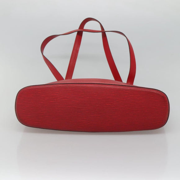 LOUIS VUITTON Epi Lussac Shoulder Bag Red M52287 LV Auth ep8305