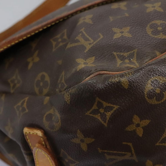 LOUIS VUITTON Monogram Saumur 35 Shoulder Bag M42254 LV Auth ep8310