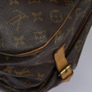 LOUIS VUITTON Monogram Saumur 35 Shoulder Bag M42254 LV Auth ep8310-21