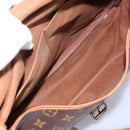 LOUIS VUITTON Monogram Saumur 35 Shoulder Bag M42254 LV Auth ep8310-11
