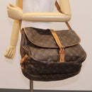 LOUIS VUITTON Monogram Saumur 35 Shoulder Bag M42254 LV Auth ep8310-35