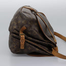 LOUIS VUITTON Monogram Saumur 35 Shoulder Bag M42254 LV Auth ep8310-4