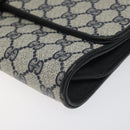 GUCCI GG Supreme Shoulder Bag PVC Navy Gold 904 02 050 Auth ep8341-9